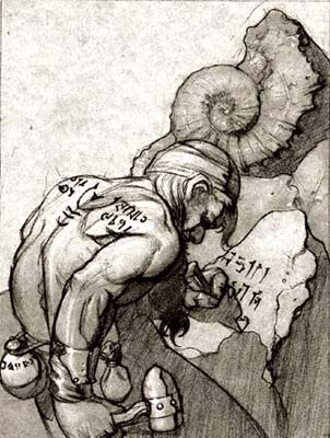 Runas esculpidas en piedra