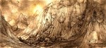 Nargothrond, uno de los reinos  de los elfos Noldor en el oeste de Beleriand (fundado por Finrod)